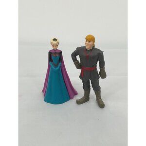 Disney Frozen Princess Elsa & Kristoff Figurine Cake Toppers Set